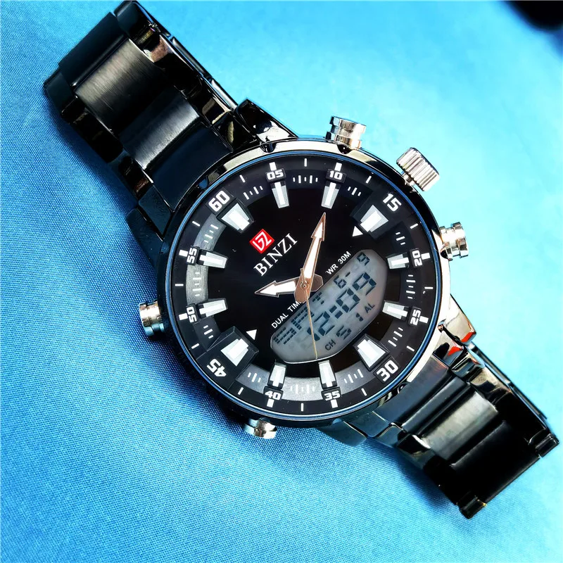 Часы наручные мужские кварцевые с хронографом люксовые брендовые