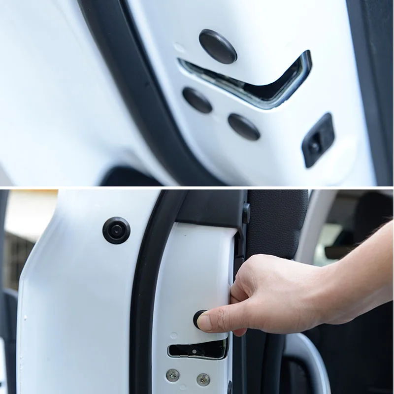 

For Toyota Corolla 2019 2020 2021 12Pcs Car Door Screw Protection Cap waterproof Anti-embroidery Protector Car Accessories