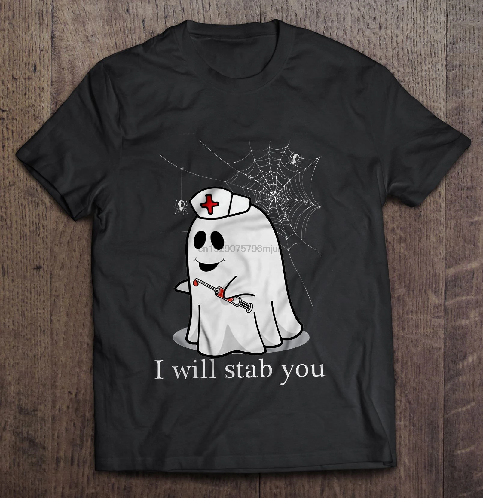 Мужская футболка I Will Stab You -Ghost Nurse Женская |