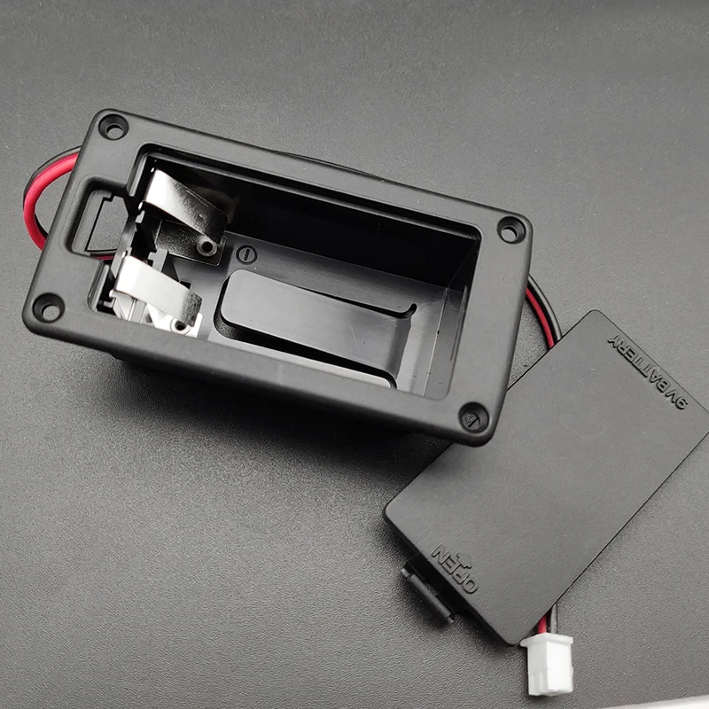 1 шт. ABS 9V Батарея Коробка Чехол Крышка держатели для бас гитары звукосниматель