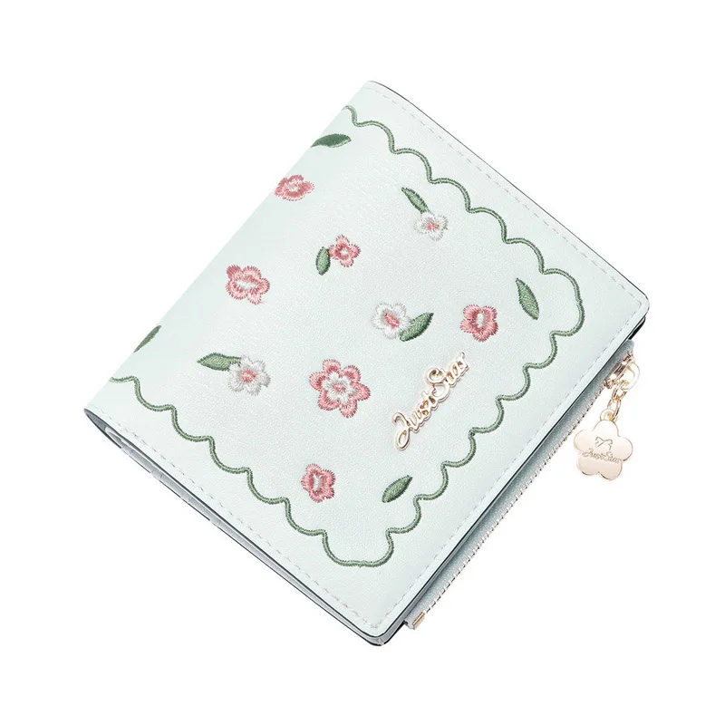 

Just Star Brand Women'S New Korean Female Fashion Short Wallet Multi-Card Lady Clutch Bag Ms Wallet Purse