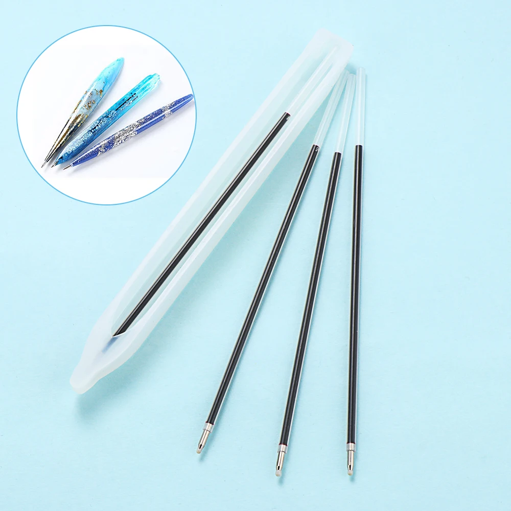 Прозрачная Ручка стилус шариковая ручка форма для уф смолы эпоксидная смола