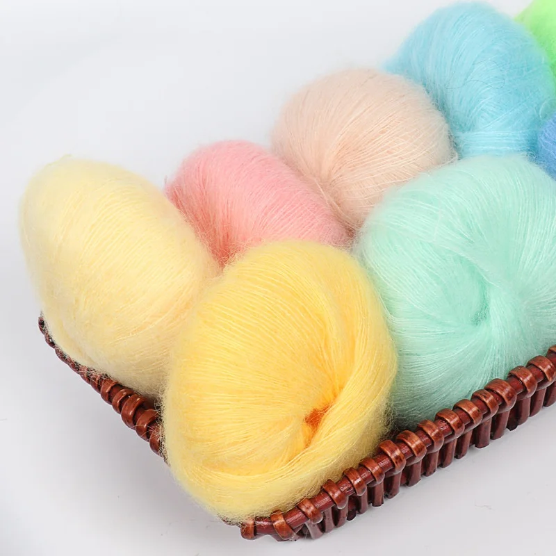 

1PC 25g Colorful Yarn Cotton Knitting Wool Soft Baby Crochet knit Hand Crocheted Scarf