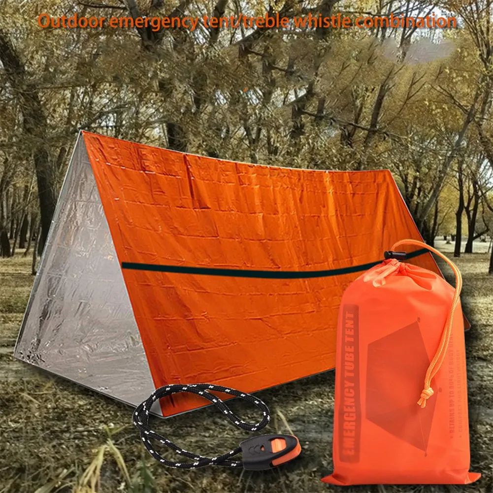 

Easy To Carry Emergency Sleeping Bag Cold-proof Lightweight Outdoor Sleeping Sleeping Bag Survival Tent Warmth