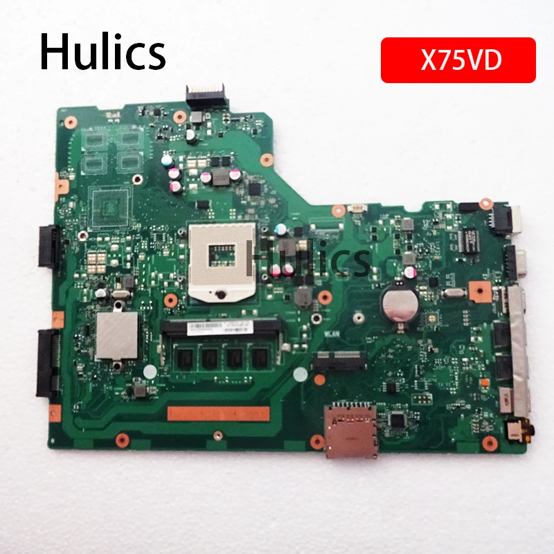 Оригинальная материнская плата Hulics X75VD для ноутбука ASUS R70V X75V X75VB X75VC X75A системная