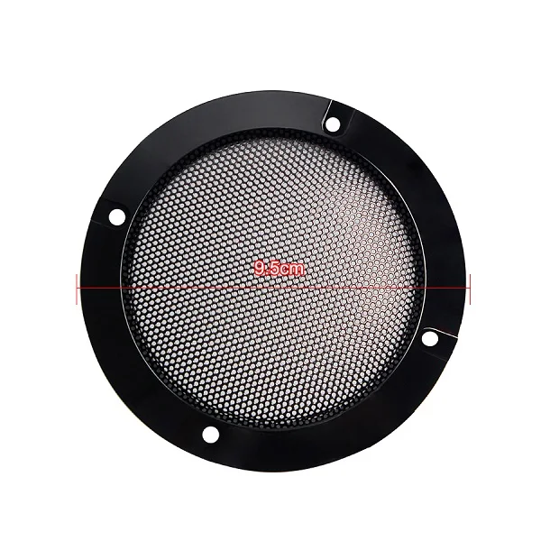 3 inch 2 шт. 2 дюйма 3 дюйма 4 дюйма ниша для колонки круглый гриль защитная сетка покрывало Высококачественная Автомобильная Роговая сетка пластиковая рамка декоративные части - Цвет: 3 inch