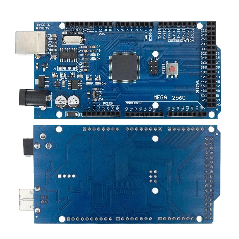 20sets Mega 2560 R3 Mega2560 REV3 20pcs ATmega2560-16AU Board + USB Cable | Электронные компоненты и