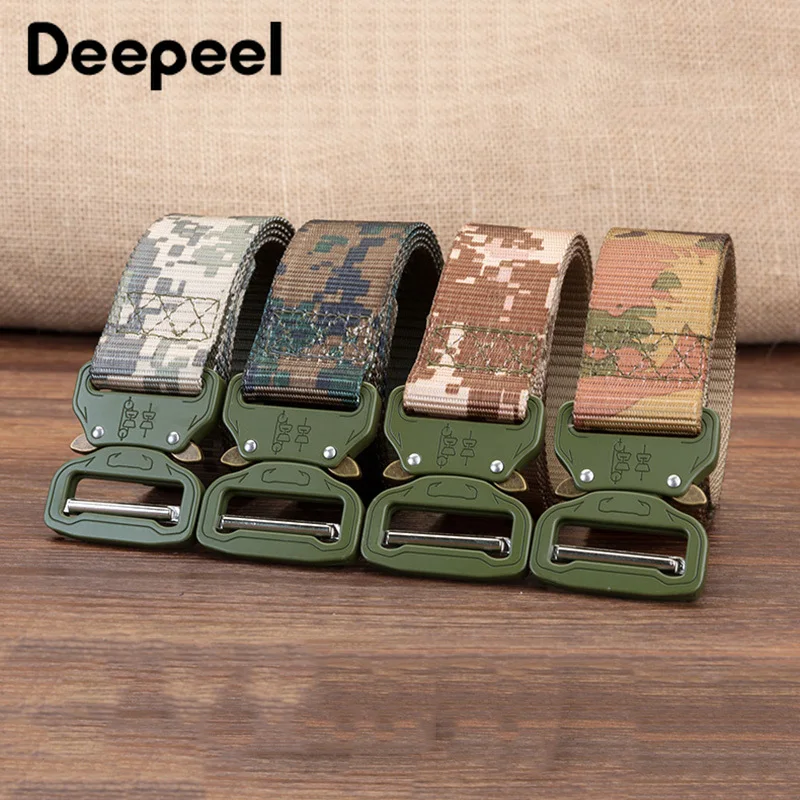 Deepeel 1 шт. 125x11 5/135/см армейский зеленый тактический Мужской ремень с