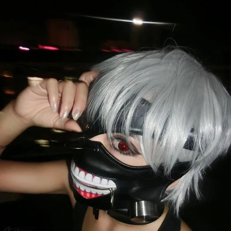 Аниме Токийский Гуль канеки Кен косплей костюмы маска Хэллоуин вечевечерние