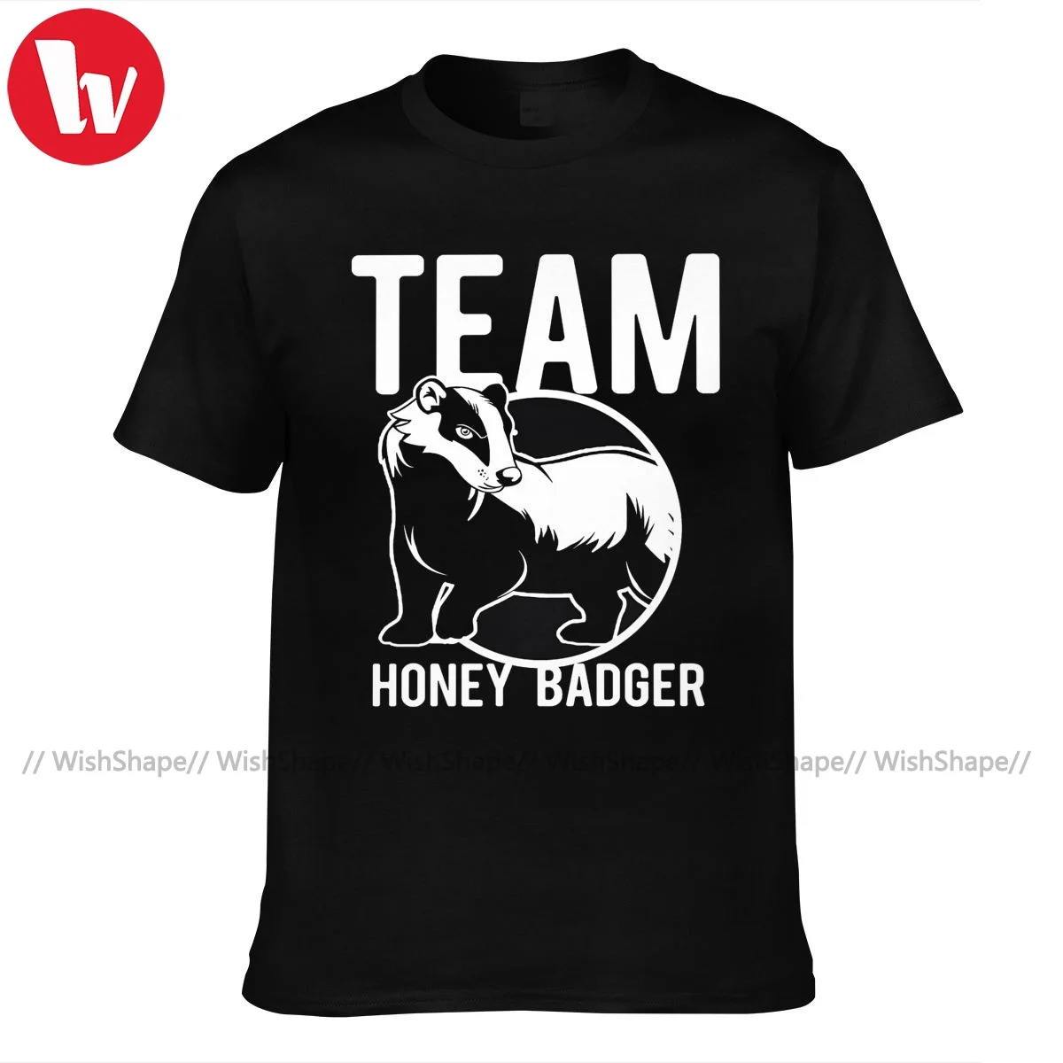 Барсук футболка уличная 100 хлопковая Футболка короткий рукав пляжного отдыха