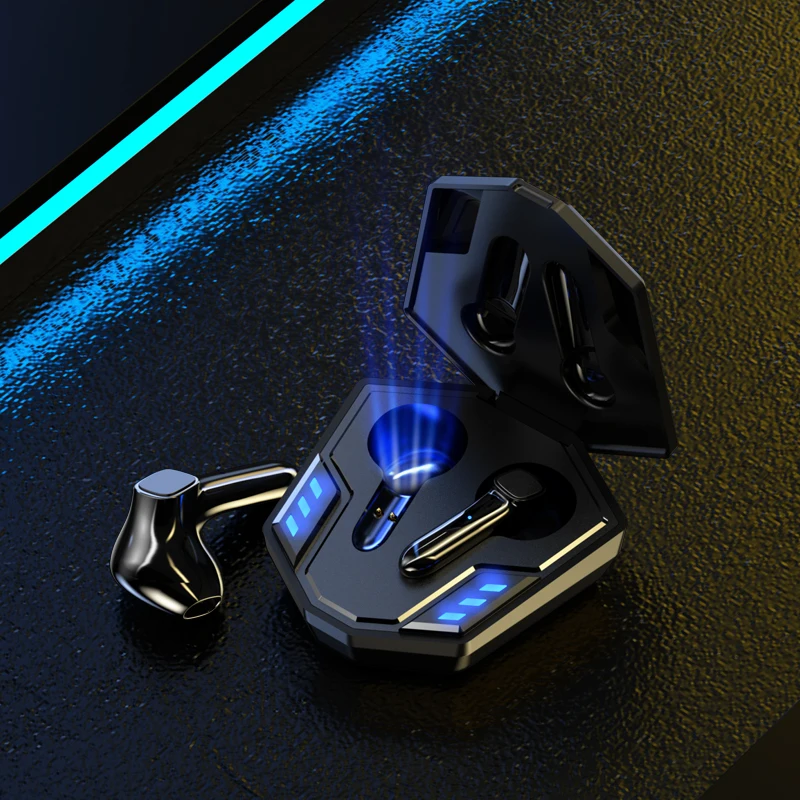 

TWS Gaming Headphone Earbuds Low Latency Wireless Bluetooth 5.2 Earphone Gamer Music Dual Mode Headset With LED Power Display