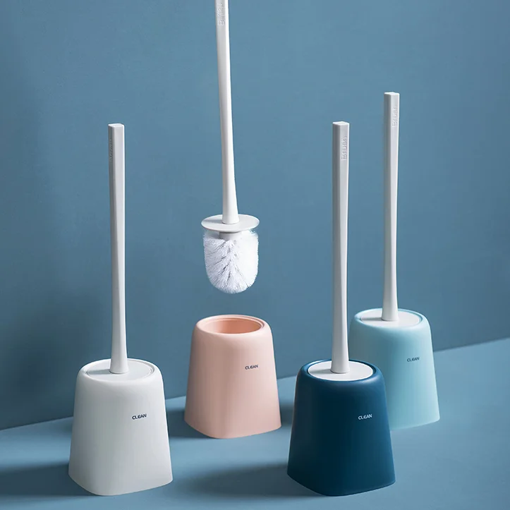 

Plastic Nordic Toilet Brush Modern Simple Eco Friendly Toilet Brush Holder Bathroom Clean Escobilla Wc Home Items DE50MTS