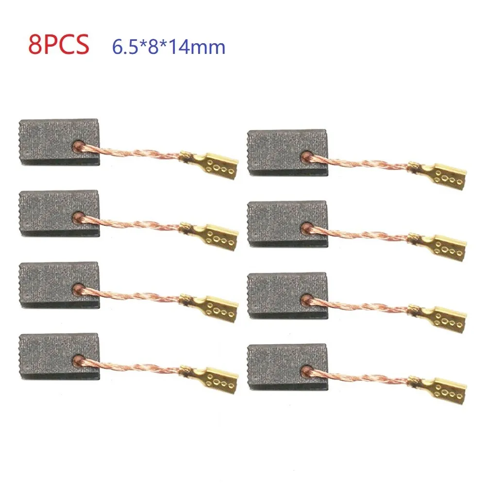 

8 шт., карбоновые щетки Bosch, 6,5 × 8 × 14 мм