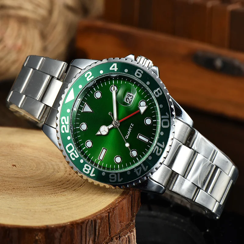

New Classic Luxury Men's Explosive Watch Stainless Steel Quartz Watch Clock Sports Waterproof Multifunctional AA+