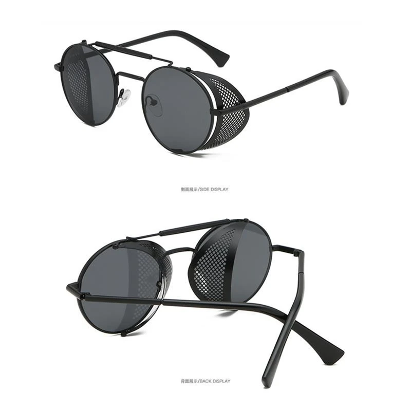 

6 Color New Good Omens Devil Crowley Cosplay Props Women Men Glasses Outdoor Travel Sunscreen Tennant Sunglasses Metal+PC