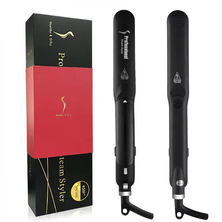 

XY Fancy Steam Spray Hair Straightener Curling Negative Ion Ceramic Protective Flat Iron Hair Styling Tool
