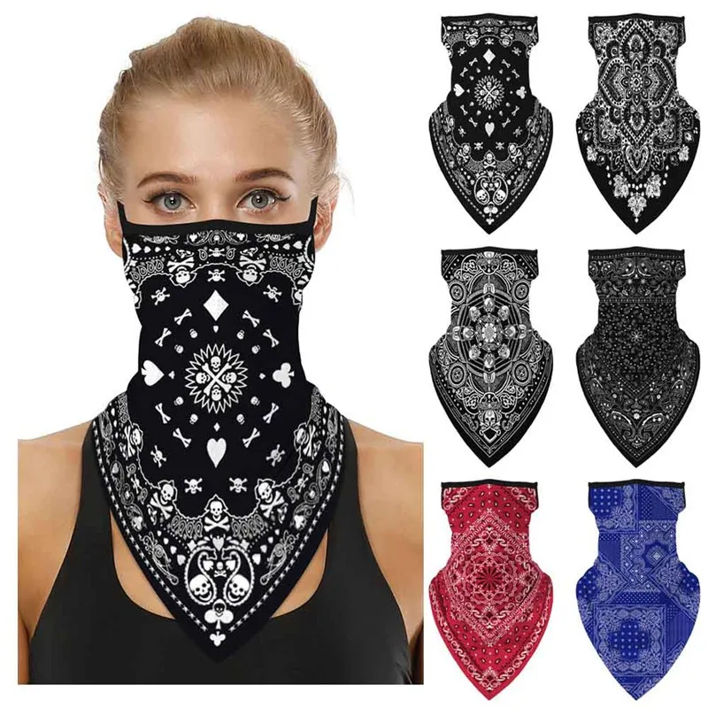 

Outdoor Seamless Riding Mask Neck Multipurpose Protection Face Mask Motorcycle Earmuffs Headband Scarf Neck Tube Magic Scarf