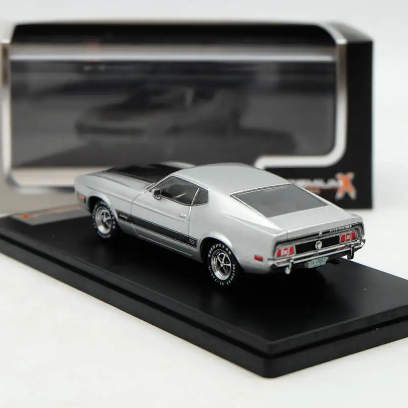 IXO Premium X 1:43 для Ford Mustang Mach 1 1973 Silver PRD398J Ограниченная серия авто модели литые под