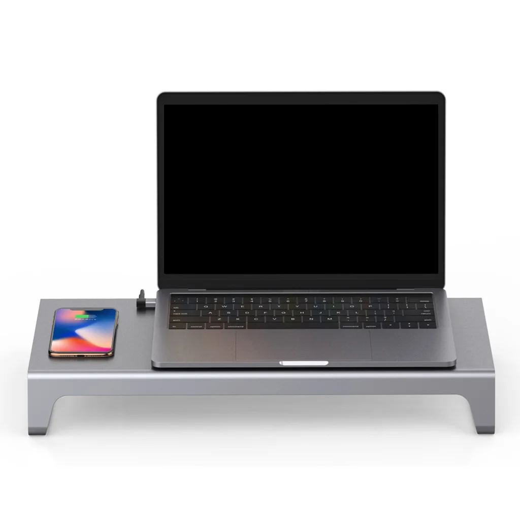 Type-C Multi-function Extension Dock Station Dock Base with USB 3.0 Data Transmission Dual USB Interface for PD Charging