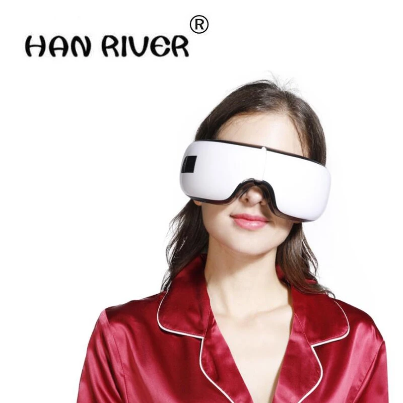 売却 Hanriver 2020 目ワイヤレスデバイス熱アプリケーションを保護するために軽減する疲労目マッサージ装置
