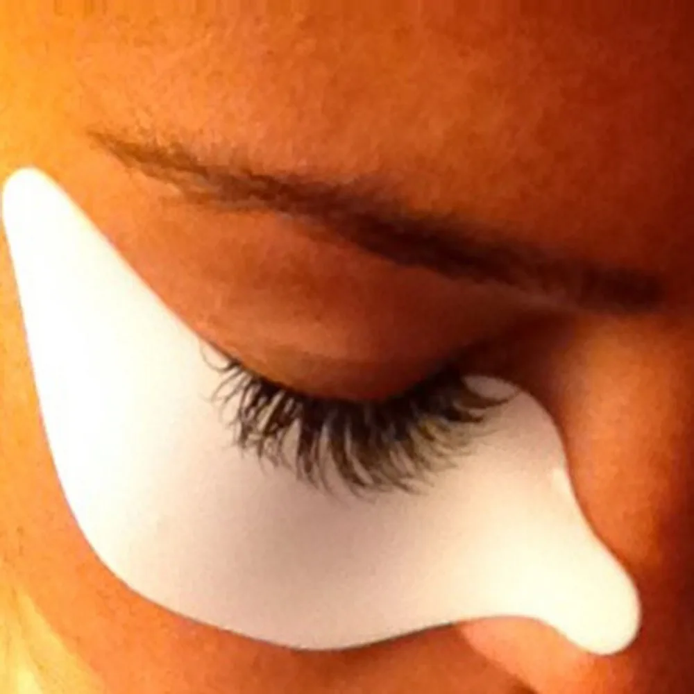 Новые силиконовые белый многоразовые мягкие площадку для глаз патч наращивания