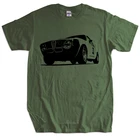 Мужская хлопчатобумажная футболка Топы с вырезом лодочкой, футболки для мужчин, винтажные мужские футболки Alfa Romeo GTA Racer с круглым вырезом