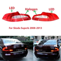 for skoda superb mk2 2008 2009 2010 2011 2012 2013 car styling led tail rear lamp lights