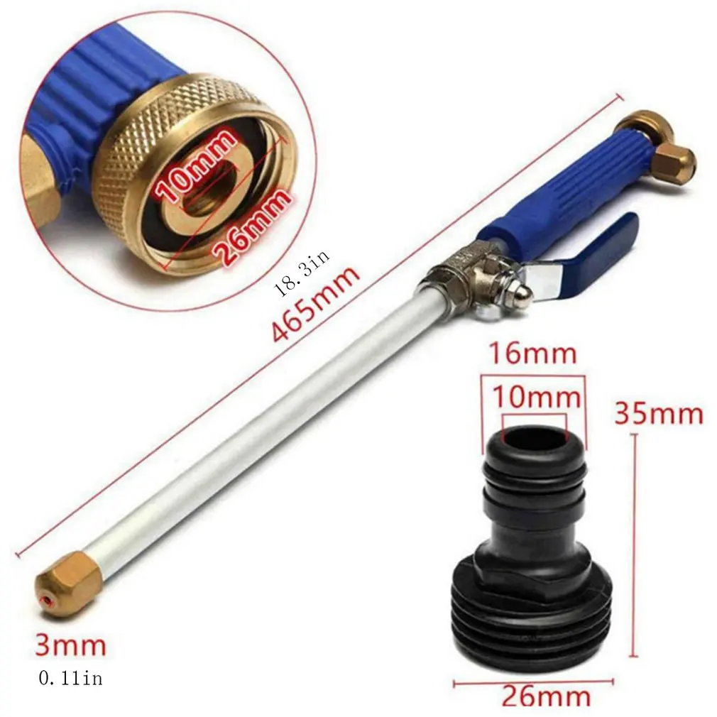 

High Pressure Power Water Gun Washer Water Jet Garden Washer Hose Wand Nozzle Sprayer Watering Spray Sprinkler Cleaning Tool