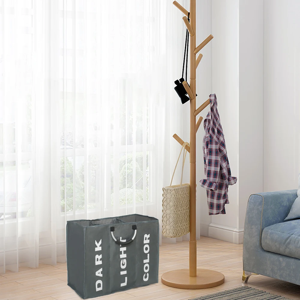 Большая водонепроницаемая корзина для хранения складная грязной одежды в ванной