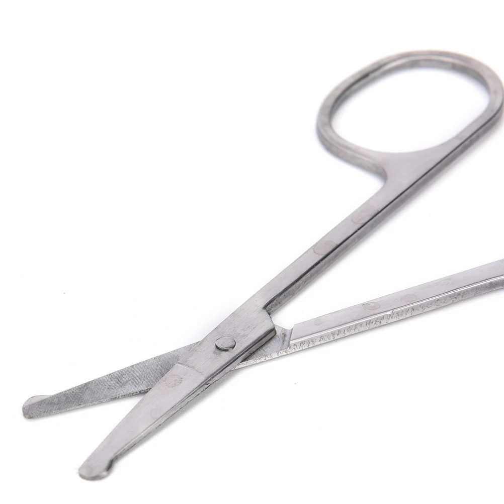 

Safety Scissors Multi Purpose Scissor with Round Tip for Facial Hair Eyebrow Beard Mustache Trimming Rounded Nose Hair Trimmer