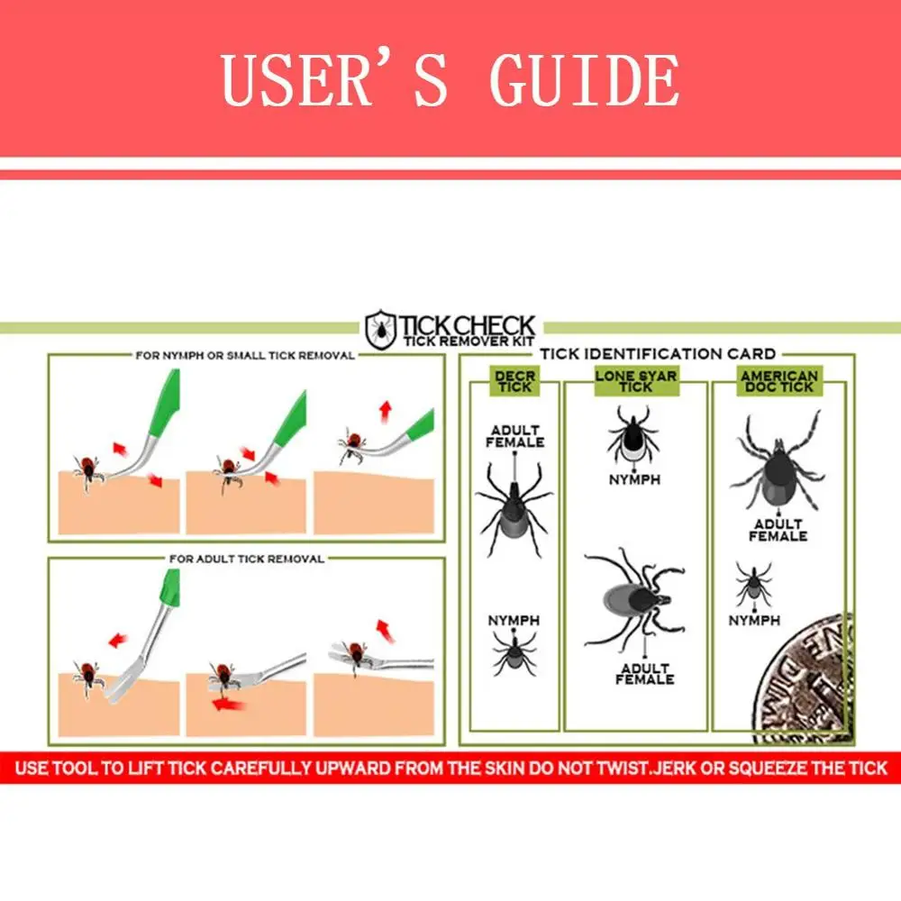 2 шт. собака блохи жидкость для снятия инструмента клещей Нержавеющая сталь
