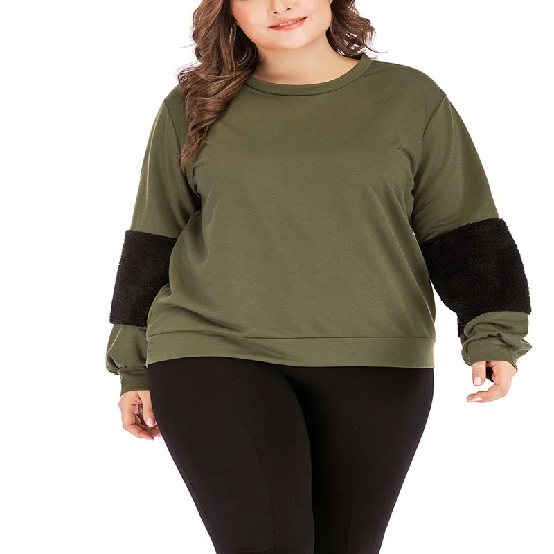 Женская футболка с длинным рукавом круглым вырезом обхватом груди 135 см|Футболки|