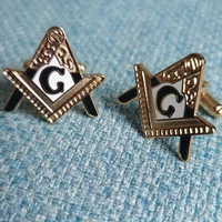 1pair 1 entered apprentice masonic freemason cufflinks