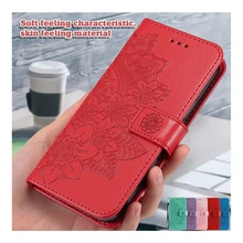 Phone Cover For OPPO Find X2 Lite X3 Pro X3 Neo A32 A33 A53 A53S A73 A93 A54 A74 A94 4G 5G Flower Premium PU Leather Wallet Case
