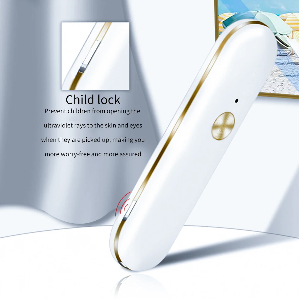 Ультрафиолетовая бактерицидная лампа портативная перезаряжаемая Бытовая для