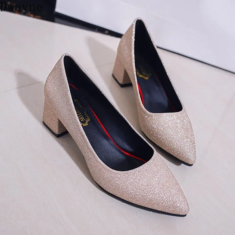 Женская обувь сезон весна осень Новинка Рабочая на толстой подошве в Корейском