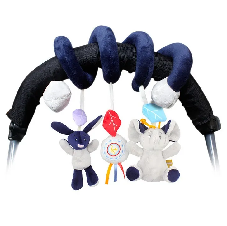 Погремушки для детской кровати подвесная игрушка маленьких детей с медведем и