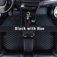 fully surrounded car foot mat for volkswagen bora 2016 2017 2018 custom leather auto floor mats car styling accessories