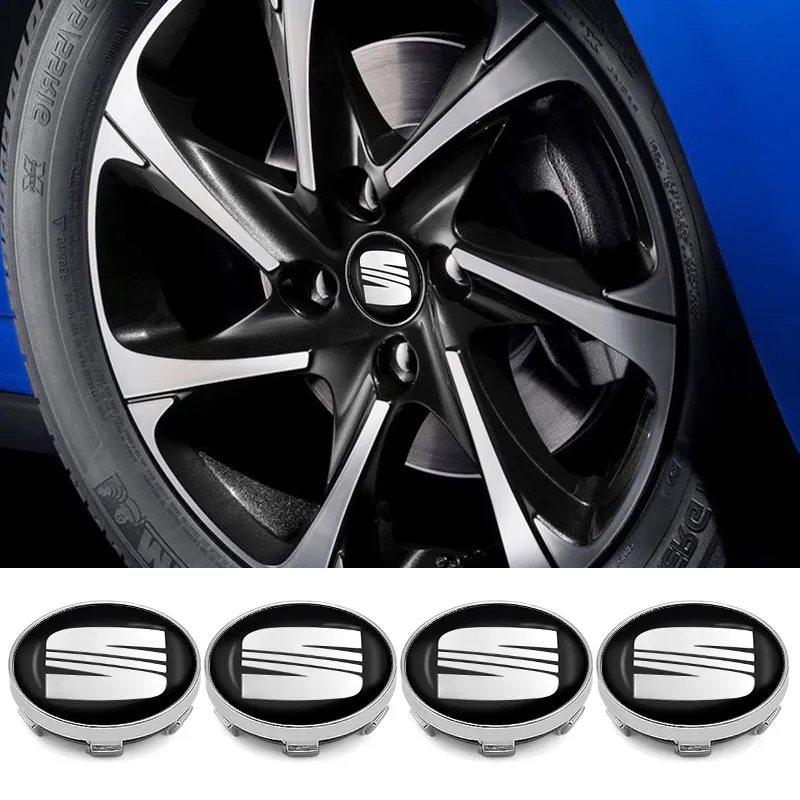 4 шт. колпачки на ступицу колеса для автомобиля SEAT Leon MK3 Ibiza 5F 6L 6J Altea EXEO Toledo 3 Cordoba