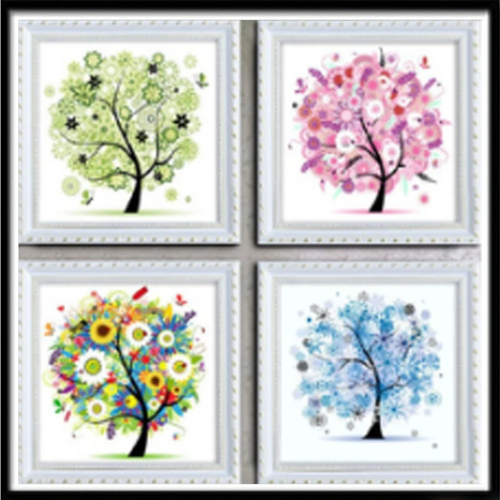 Pintura redonda de diamante 5D DIY Kit punto cruz patrón mosaico pinturas decorativas para hogar recién llegados | Дом и сад