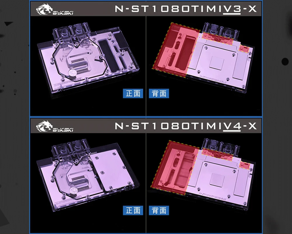 Bykski N-ST1080TIMI-X, полное покрытие видеокарты блок водяного охлаждения для ZOTAC GeForce GTX1080Ti Mini