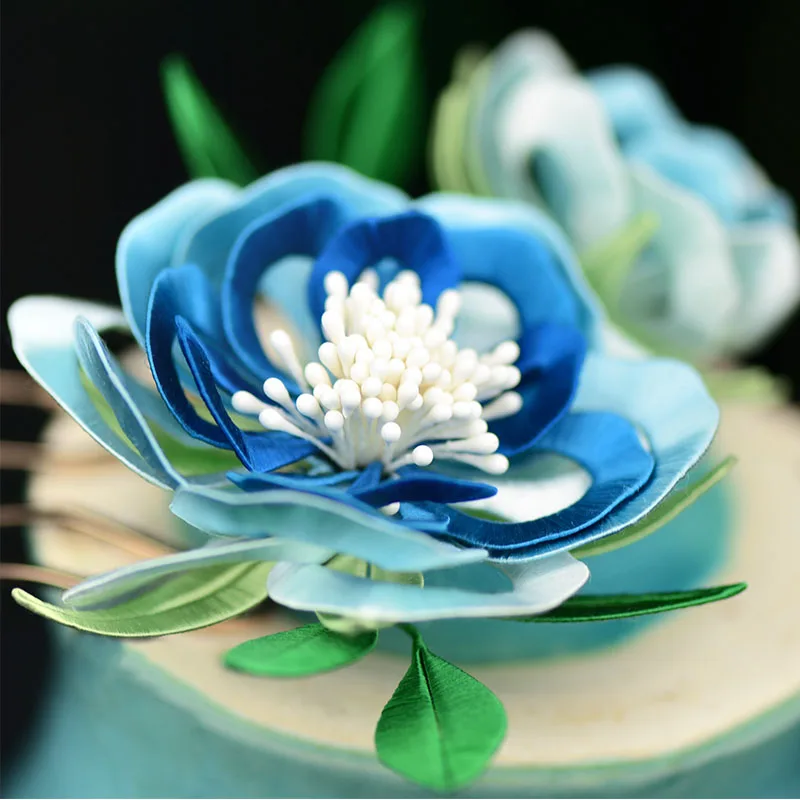 Креативная заколка для волос в виде Розы набор сделай сам традиционное ручное