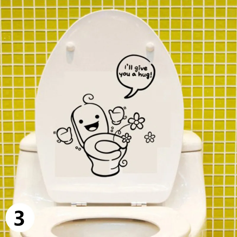 Домашний декор для гостиной черно белая виниловая наклейка ванной комнаты