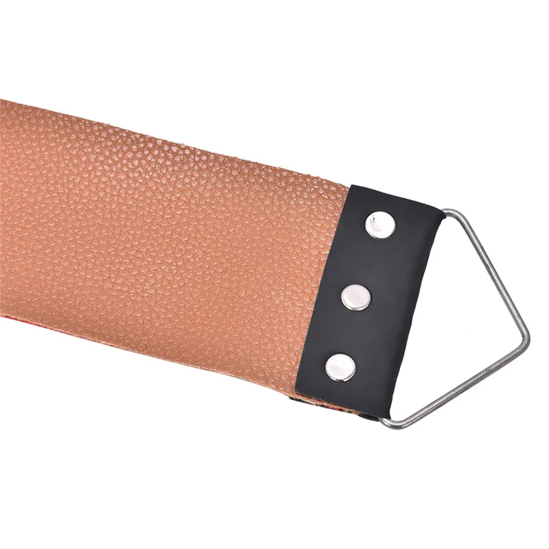 1 шт. точилка для бритья ремень Парикмахерская Двухслойный Кожаный правки бритвы