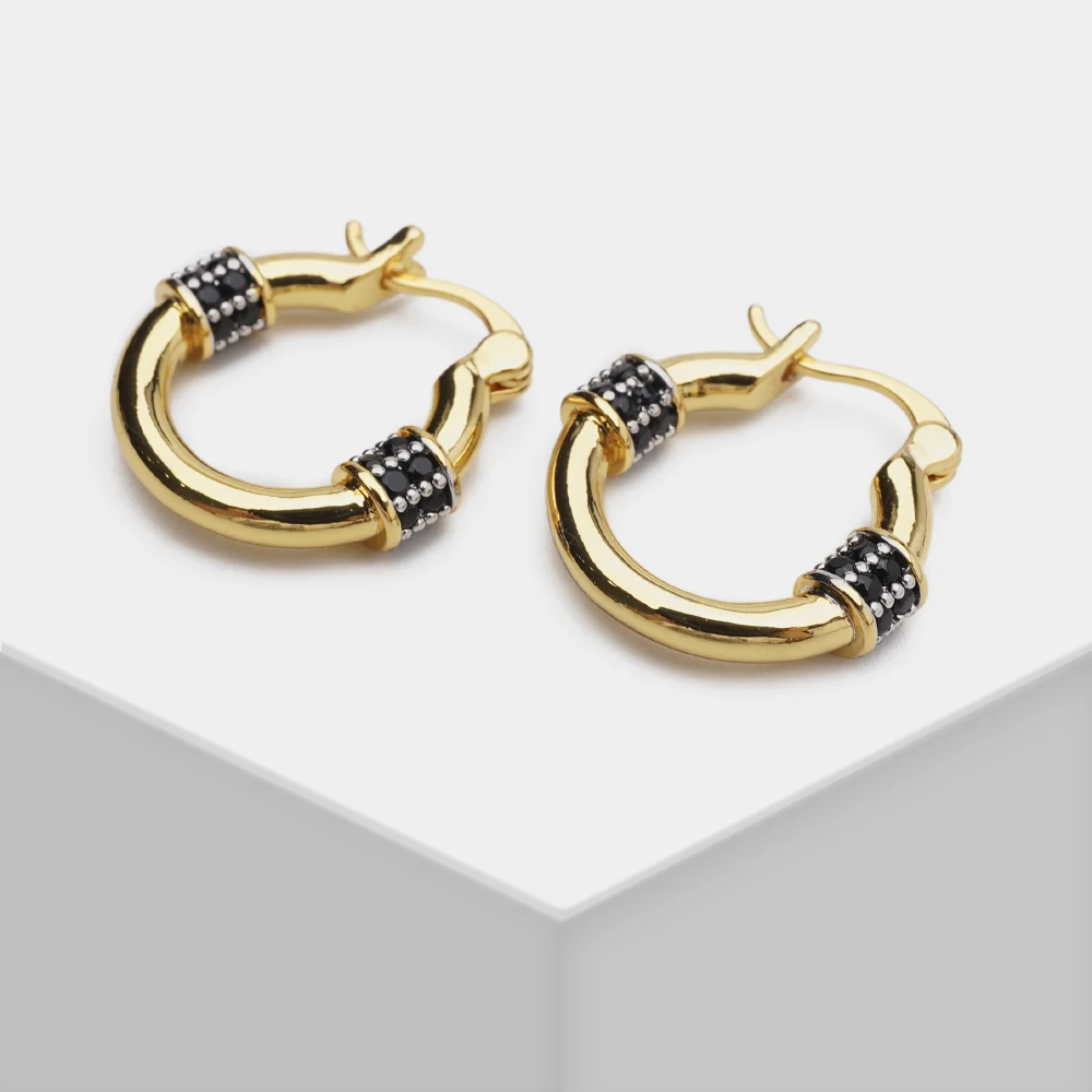 

L28 punk hiphop geometric circle hoop earrings for women gold color earing party jewelry accessories