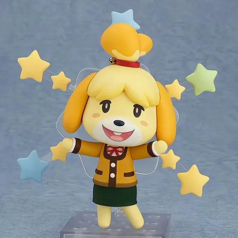 

PVC Figure Toy Brinquedos Animal Crossing Shizue Figure Mini Shizue Winter Dress Version Shizue