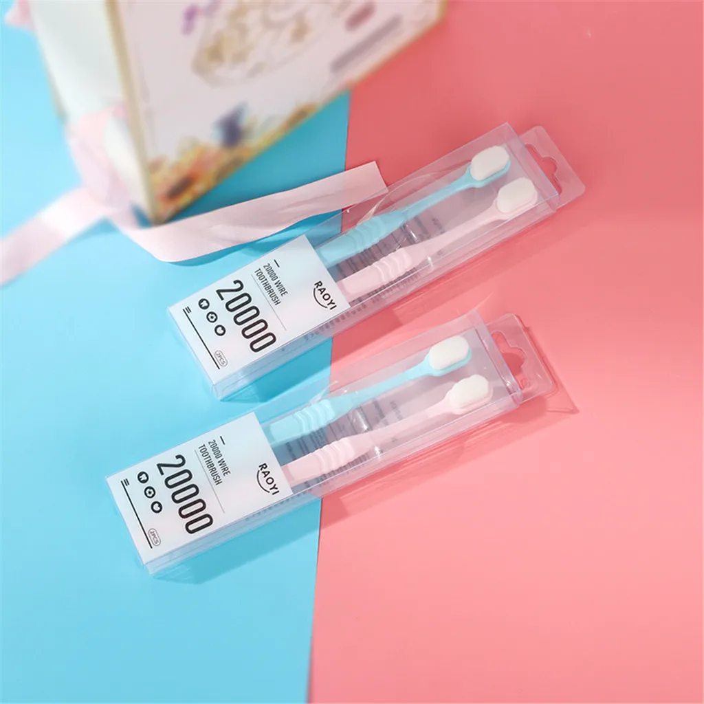 1 шт. Экологичная ультра-тонкая Бриллиантовая зубная щетка для взрослых с