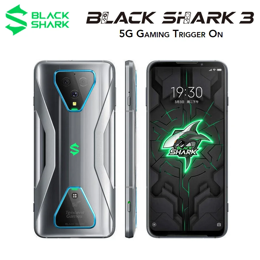 Игровой телефон Black Shark 3 глобальная версия дюйма 8 ГБ ОЗУ 6 67 Гб ПЗУ Snapdragon 128 865 5G две