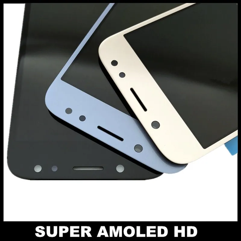 AMOLED LCDs для Samsung Galaxy J5 2017 j530 J530F ЖК-дисплей сенсорный дигитайзер экран с датчиком