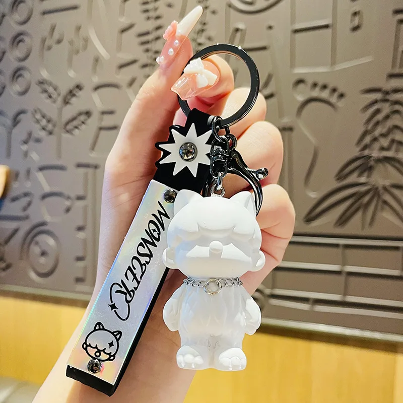 

Resin Abstract Kid Doll Bag Pendant Exquisite Cute Car Keychain Creative Personality Men and Women Accessories